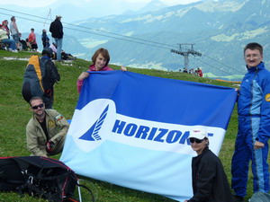 Горизонт в Австрии полеты на параплане в Австрии Кессен 2010